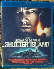 Shutter Island (Blu-ray, 2010) Leonardo DiCaprio, Mark Ruffalo, Ben Kingsley