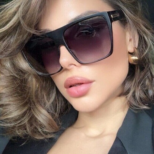  Sonnenbrille Flat Top riesig groß Übergröße XXL eckig Damen "Lauren" verspiegelt SHADZ - Bild 10 von 42