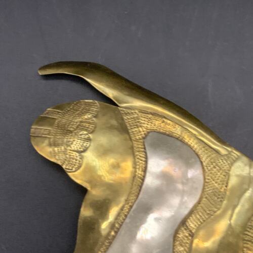 Broche de zapatos de tacón alto dorado vintage - Imagen 3 de 7