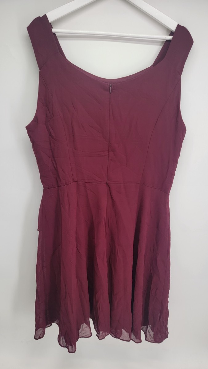 Womens Fiesta Fashion Red Formal Dress Cute Sleeveless Size 2XL | eBay
