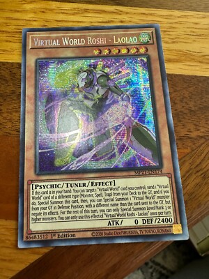 Virtual World Roshi - Laolao MP21-EN174 1st Edition Secret Rare LP + BONUS