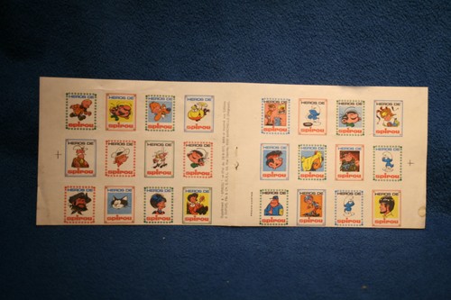 : Supplément Spirou 1741 - Timbres - 1971 - Héros de Spirou