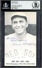 Harry Hooper Gem Mint 10 Beckett BAS Signed Photo Postcard Autograph