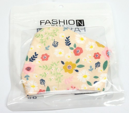 Unisex 100% Cotton 3 Layers Face Cover Mask Washable Reusable Breathable Dust - Picture 10 of 75