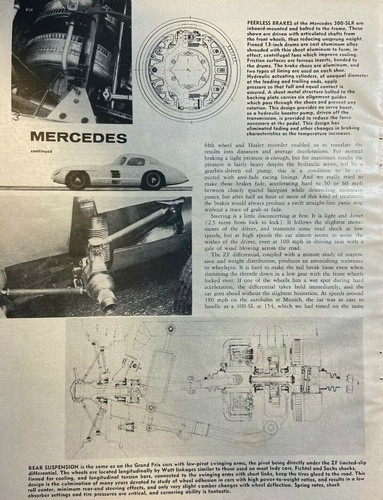1957 Road Test Mercedes-Benz 300-SLR illustrated - Picture 4 of 5