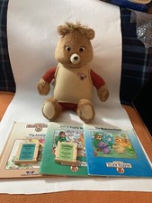 teddy ruxpin 1985 With Tapes And Books , Needs Some Tlc