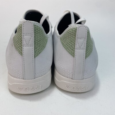 VESSI Weekend Sneaker White/Lotus Green Men display picture 2