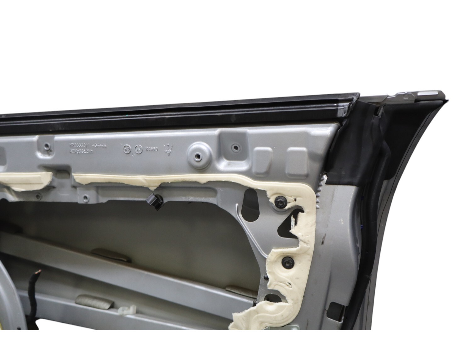 14-20 Maserati Ghibli Front Right Passenger Side Door Panel Silver Oem