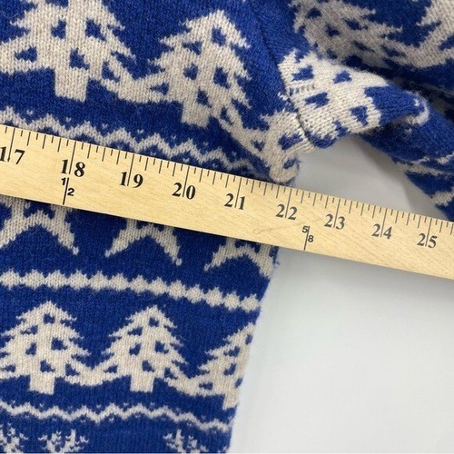 Boden maglione girocollo uomo Fair Isle Heritage maglia lana taglia L blu - Foto 7 di 7
