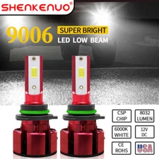 9006  LED Headlight Bulb Conversion Kit Low Beam 6000K Bright Replace Halogen 2X