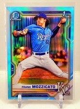 NON AUTO 2021 Bowman Chrome 1st Frank Mozzicato Sky Blue Refractor SP ROOKIE C3