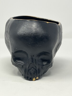 Handmade Ceramic Skull Bowl By Michigan Artist Shanta Ambady O.O.A.K