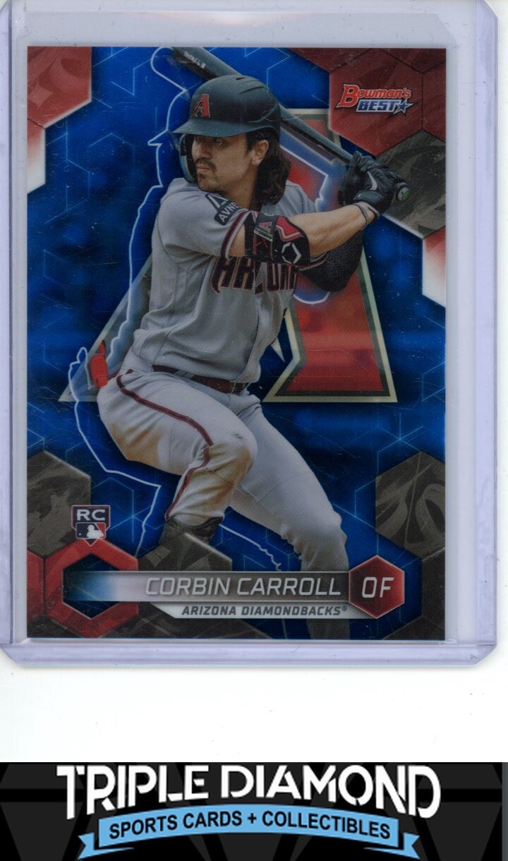 2023 Bowman's Best Corbin Carroll Rookie Blue Refractor #020/150 B53