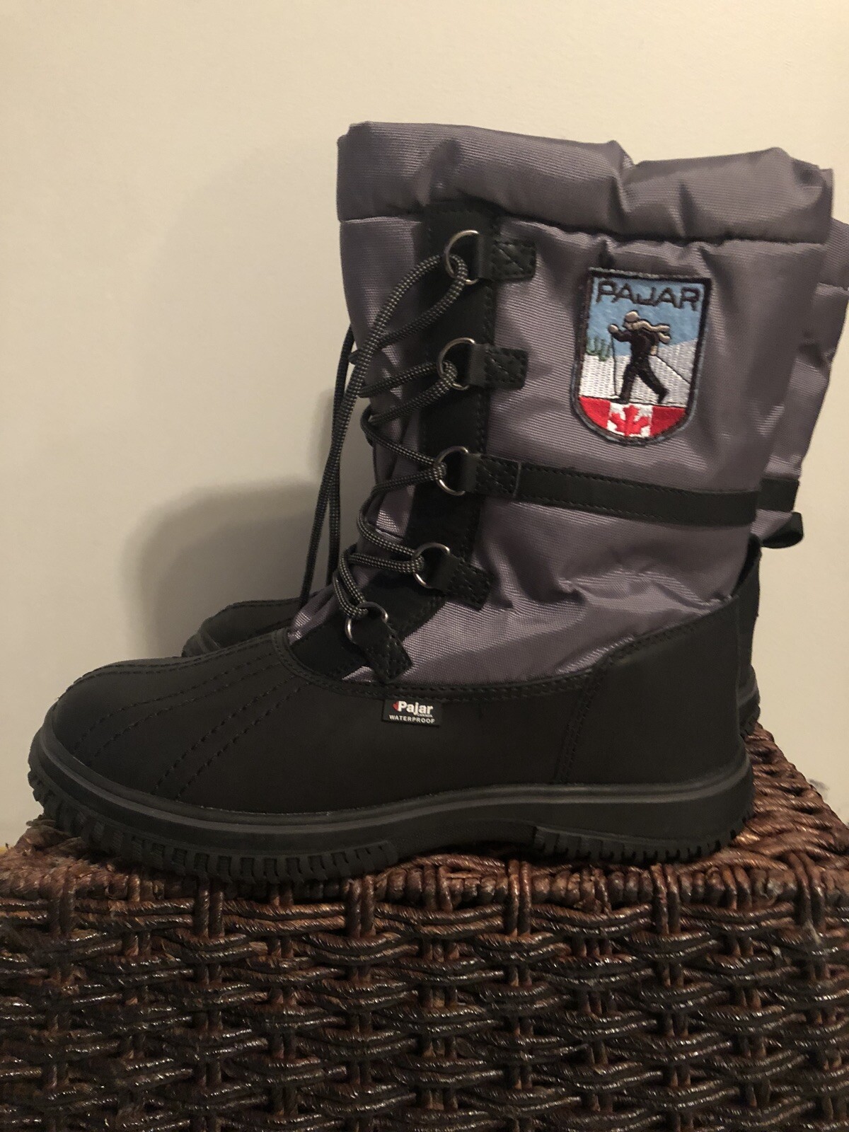 pajar grip low faux fur lined waterproof boot