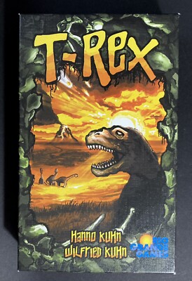 Vintage 1999 T-Rex Dinosaur Card Game Rio Grande Games Hans Im Gluck Germany New
