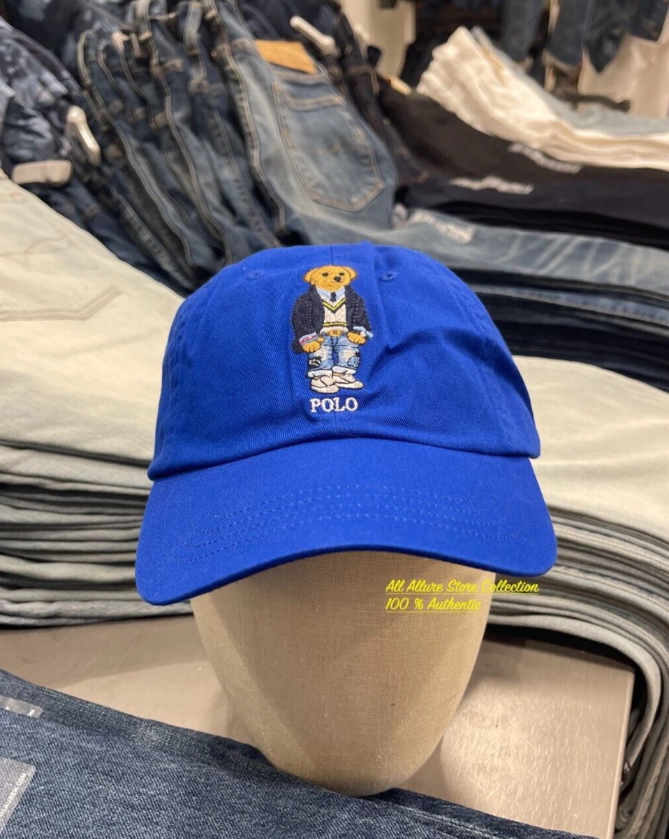 Polo Ralph Lauren Polo BEAR Mens Chino Adjustable Ball Cap Hat