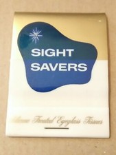 SIGHT SAVERS RUDY VALLEE EYEGLASS TISSUES GREAT FOR ANY VINTAGE COLLECTION!