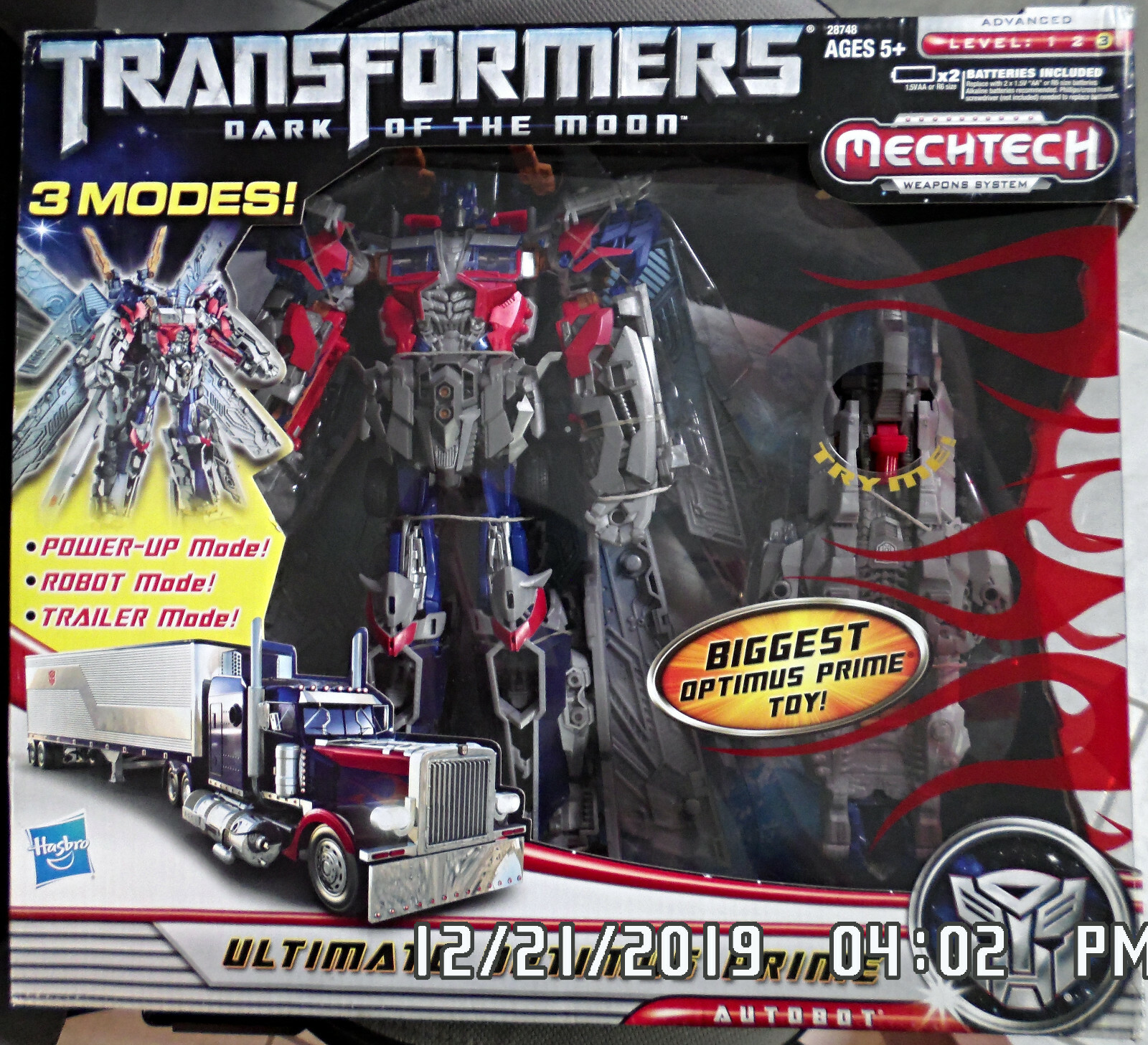 2011 HASBRO TRANSFORMERS DARK OF THE MOON Ultimate OPTIMUS PRIME DIACLONE nuovo York 2011 HASBRO TRANSFORMERS DARK OF THE MOON Ultimate OPTIMUS PRIME DIACLONE nuovo York