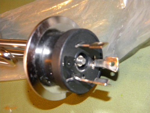 Elemento calefactor ondulado triple abrazadera DERNORD 240V 5500W inmersión de acero inoxidable - Imagen 5 de 7