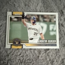 Topps 2026 Series 1 Andrew Vaughn Milwaukee Brewers Baseball Card #303