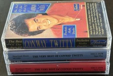 Lot Of 3 Vintage Conway Twitty Cassettes Music