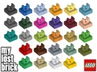 LEGO - Part 15712 / 44842 - Tile 1x1 with Clip (SINGLE) +NEW +SELECT COLOUR /QTY