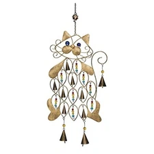 Cat Wind Chime, Indoor Décor or Outdoor Porch Patio, Memorial Gift for Cat 