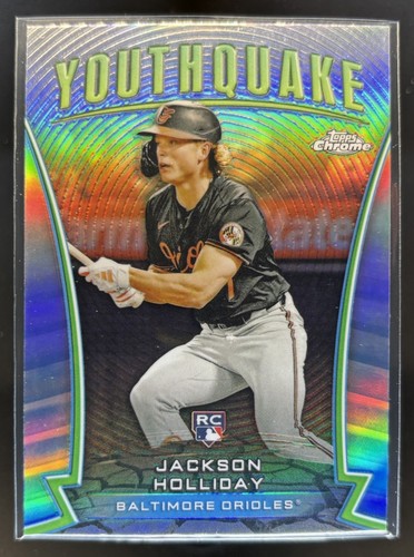 2024 Topps Chrome Update Jackson Holliday Youthquake Baltimore Orioles #YQ-65 RC