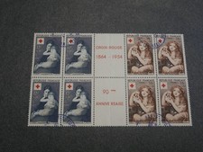FRANCE BLOC 8 TIMBRES N°1006-1007 OBLITERES. COTE 104 EUROS