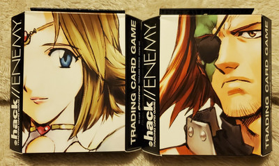 Set of Two Dot Hack Enemy Distortion Starter Sets Terajima/Sanjuro New Sealed!