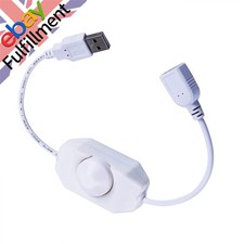 White 5V LED Knob Dimmer Rotary Brightness Controller For LED Strips Lights z