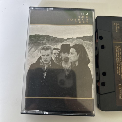 U2 The Joshua Tree 1987 Cassette Tape Black Shell Version tested excellent cond - Picture 2 of 6