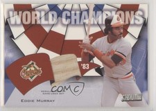 2002 Topps Stadium Club World Champions Relics Eddie Murray #WC-EM1 HOF b5y
