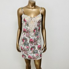 VTG 90's Victoria Secret Slip Dress Chemise Lace Gold Label Fairy Feminine Sz S