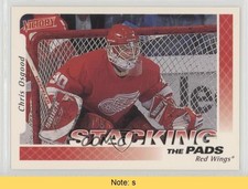 1999-00 Upper Deck Victory Stacking the Pads Chris Osgood #378 READ 0b3