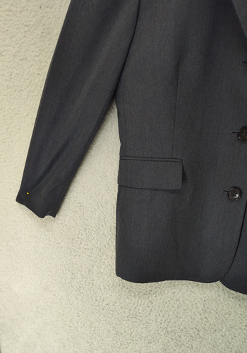 Brooks Brothers Black Fleece Blazer Boys BB4 / 4 Gray Wool Lined Jacket Classic - Picture 5 of 24