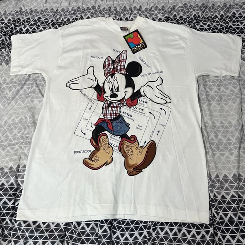 Vintage 90s Mickey Mouse Unlimited Jerry Leigh T-Shirt 2XL Disney Mini Neu mit Etikett RAR - Bild 1 von 8