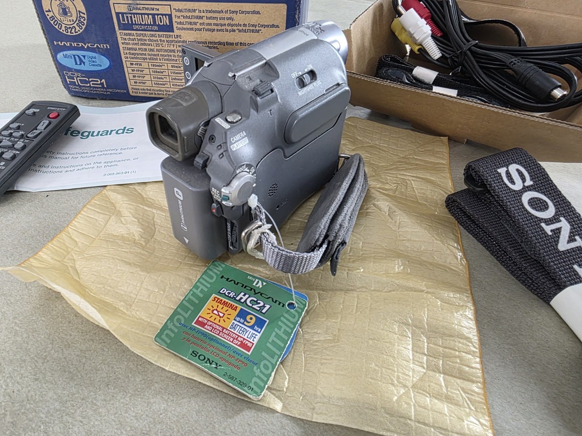 Sony Handycam DCR-HC21 Mini DV Camcorder for sale online | eBay