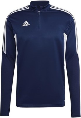 Adidas Sweatshirt Herren Gr. S Navy Blau Trainingstop 1/4 Zip Condivo 22