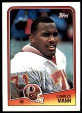 1988 Topps Charles Mann Washington Redskins #17