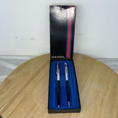 Vintage Sheaffer Triumph Ball Point Pen Pencil Set Needs Ink With Name Engraving