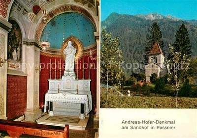 St Leonhard Passiria Andreas Hofer monument at the Sandhof