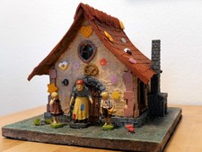 Handgefertigtes Diorama für   Hänsel und Gretel Elastolin Figuren