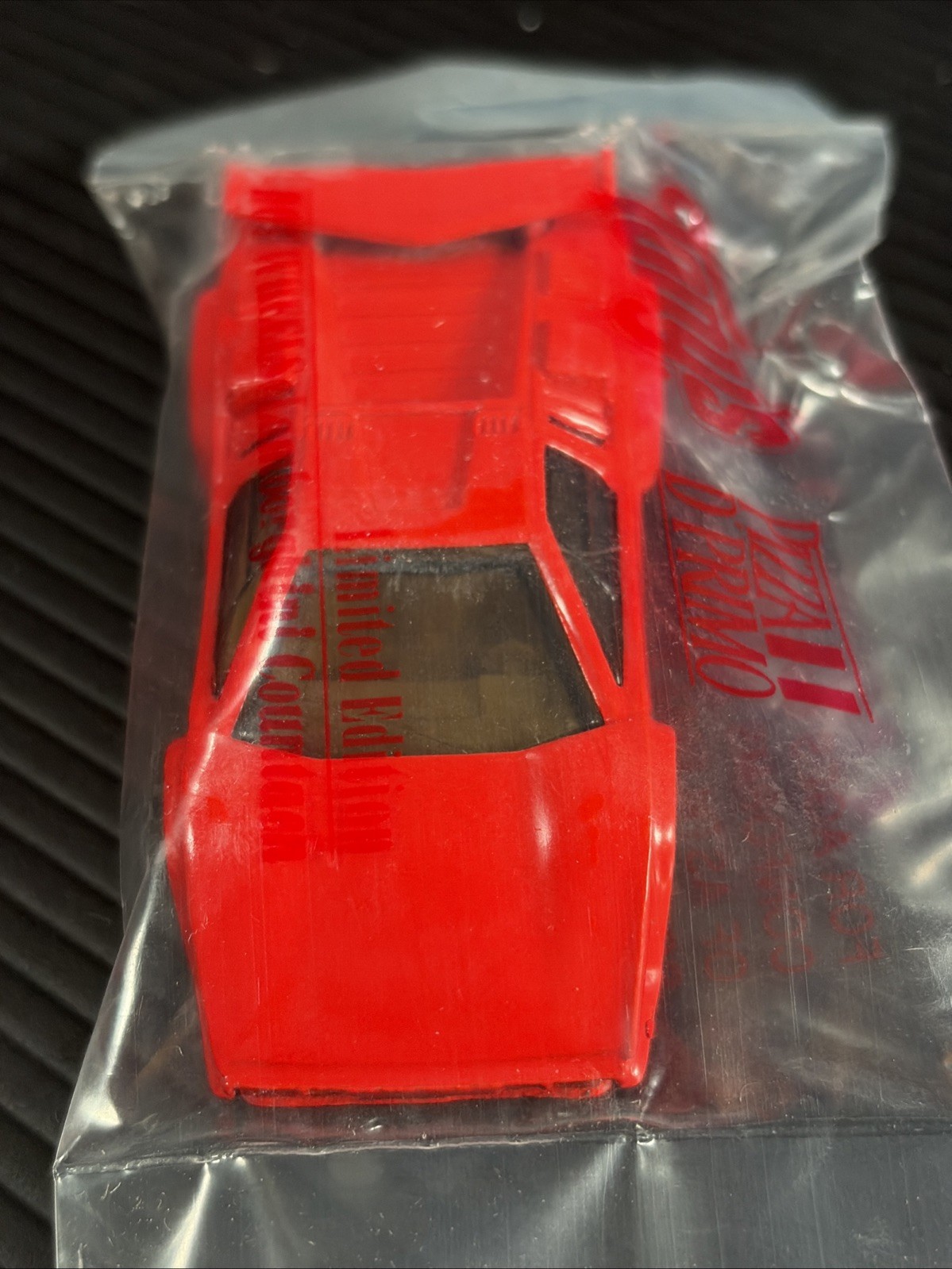 HOT WHEELS TONY'S PIZZA D'PRIMO PROMO RED LAMBORGHINI COUNTACH