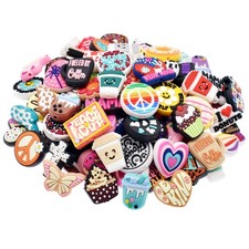 100 Pcs Foods Leisure Silicone Beads, Silicone Focal Beads for Keychain Makin...
