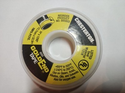 Chesterton 800 PTFE-Dichtungsband GoldEnd 32,9m