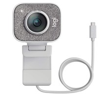 Logitech Streamcam Plus 1080 Webcam 960-001280 USB Wired Stream Cam - White