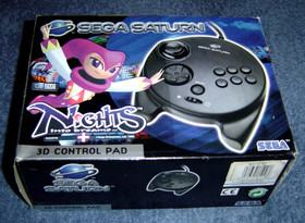 * NIGHTS INTO DREAMS + 3D CONTROL PAD BOXSET *- SEGA SATURN - PAL VERSION - RARE
