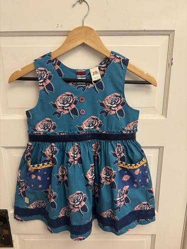 Wildflowers Girl’s Blue Pocketful Of Wonder Sleeveless Top Size 10 New