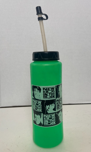 Vintage New Kids On The Block grüne Plastik Trinkflasche 1989 - Bild 5 von 10